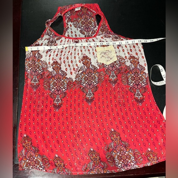 Lily White sheer blouse size medium - Picture 6 of 7